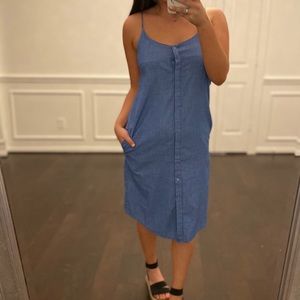 ZARA The Trafaluc collection denim midi dress